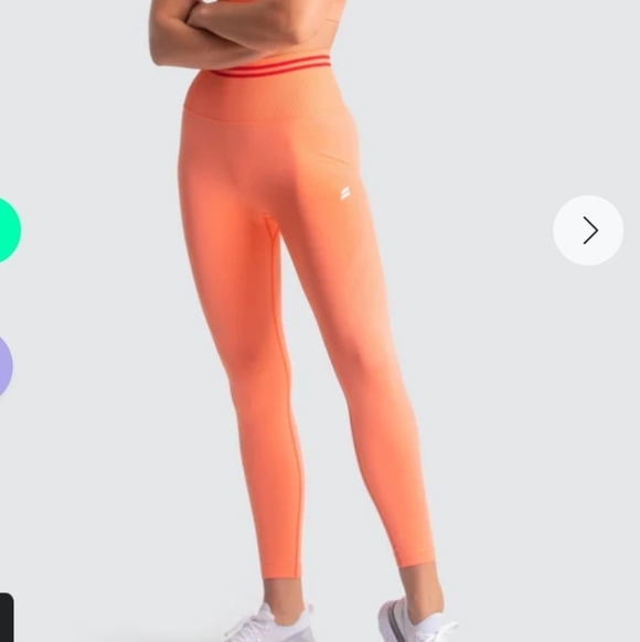 DOYOUEVEN Pants - Doyoueven DYE Scrunch Seamless Leggings - Cantaloupe Orange
